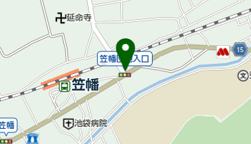 ファミリーマート 川越笠幡駅東店の地図画像