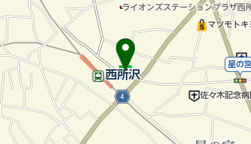 ファミリーマート 西所沢駅前店の地図画像
