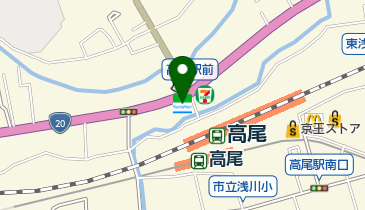 ファミリーマート 秀栄高尾駅北口店の地図画像