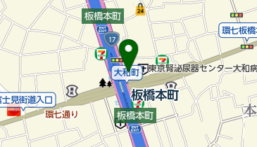 ファミリーマート 板橋本町駅北店の地図画像
