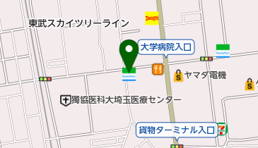 ファミリーマート 南越谷駅北通り店の地図画像