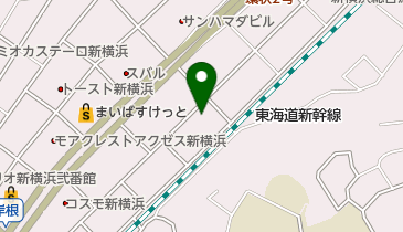 ファミリーマート 新横浜店の地図画像