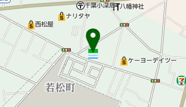ファミリーマート 千葉小深町店の地図画像