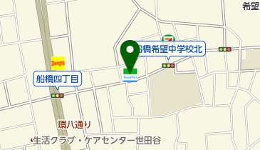ファミリーマート 船橋希望丘通り店の地図画像