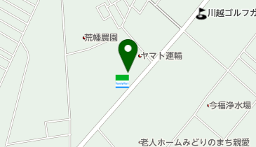 ファミリーマート 川越中台通り店の地図画像