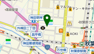 ファミリーマート 外神田一丁目店の地図画像