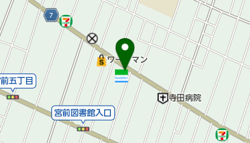 ファミリーマート 杉並宮前五丁目店の地図画像