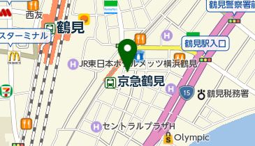 ファミリーマート 京急鶴見駅前店の地図画像