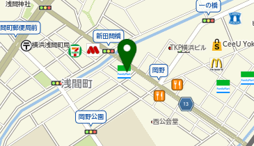 ファミリーマート 横浜岡野一丁目店の地図画像