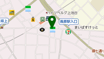 ファミリーマート 大田長原店の地図画像