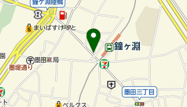 ファミリーマート 鐘ヶ淵駅前店の地図画像
