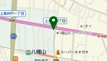 ファミリーマート 八幡山駅北店の地図画像