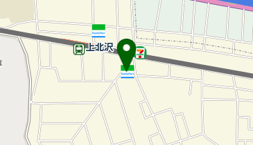 ファミリーマート 上北沢駅前南口店の地図画像