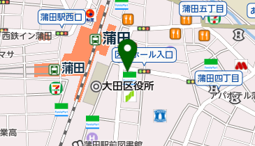 ファミリーマート 蒲田駅前店の地図画像