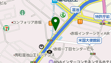 ファミリーマート 溜池山王駅南店の地図画像
