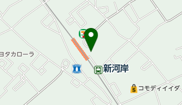 ファミリーマート 新河岸駅前店の地図画像