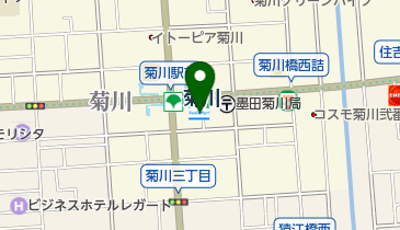 ファミリーマート 菊川駅前店の地図画像