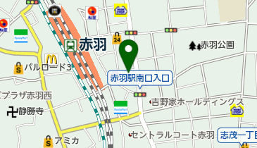 ファミリーマート 赤羽南店の地図画像