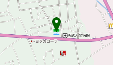 ファミリーマート 入間野田店の地図画像