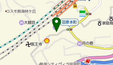 ファミリーマート 熱海平和通り店の地図画像