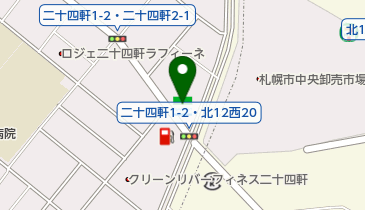 ファミリーマート 札幌中央市場前店の地図画像