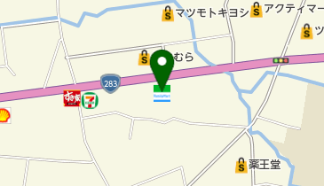 ファミリーマート 遠野バイパス店の地図画像