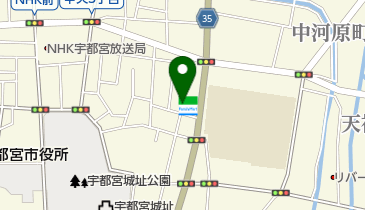 ファミリーマート 宇都宮中央三丁目店の地図画像