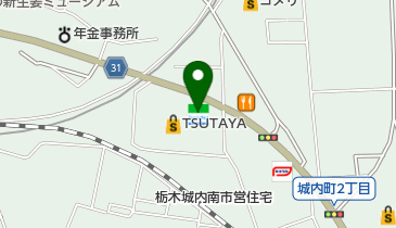 ファミリーマート 栃木城内町店の地図画像