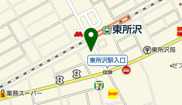 ファミリーマート 東所沢駅南店の地図画像