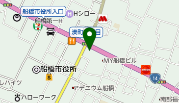 ファミリーマート 船橋湊町一丁目店の地図画像