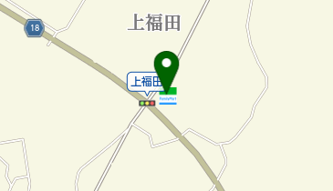 ファミリーマート 成田上福田店の地図画像