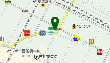 ファミリーマート 船橋印内町店の地図画像