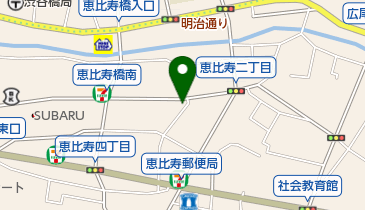 ファミリーマート 恵比寿一丁目東店の地図画像