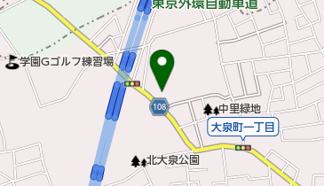 ファミリーマート 練馬大泉町一丁目店の地図画像