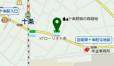 ファミリーマート 北区上十条一丁目店の地図画像