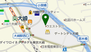 ファミリーマート ゲートシティ大崎店の地図画像