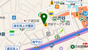 ファミリーマート 渋谷マークシティ店の地図画像