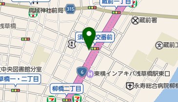 ファミリーマート 浅草橋三丁目店の地図画像