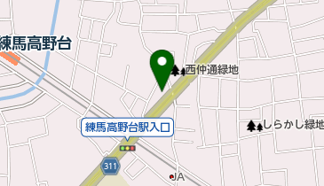 ファミリーマート 練馬富士見台店の地図画像