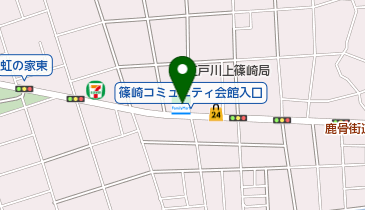 ファミリーマート 江戸川上篠崎店の地図画像