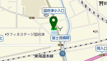 ファミリーマート 小田原国府津店の地図画像
