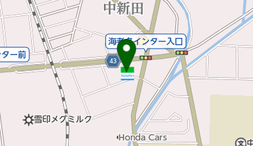 ファミリーマート 海老名中新田五丁目店の地図画像