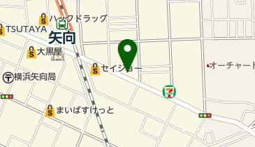 ファミリーマート 矢向店の地図画像