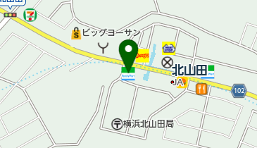 ファミリーマート 都筑北山田店の地図画像