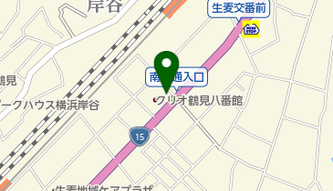 ファミリーマート アスロード横浜生麦店の地図画像