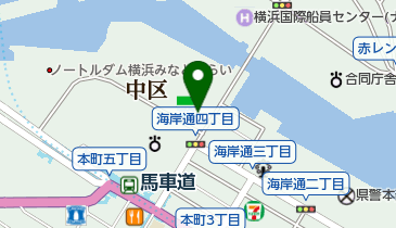 ファミリーマート 横浜万国橋店の地図画像