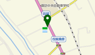 ファミリーマート 諏訪四賀店の地図画像