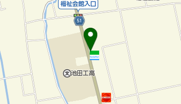 ファミリーマート 北安曇池田店の地図画像