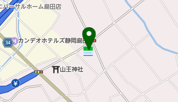 ファミリーマート 吉田インター店の地図画像