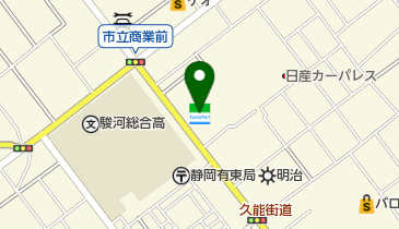 ファミリーマート 静岡富士見台店の地図画像